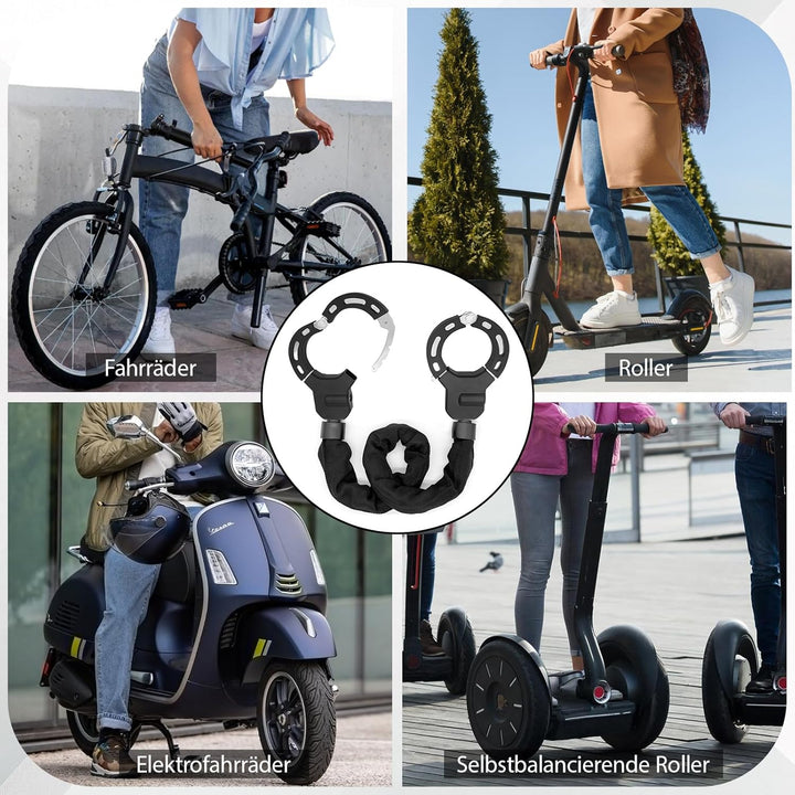 E Scooter Schloss, Handschellenschloss, Escooter Schlöss Diebstahl Sicher, E Scooter Schloss Hohe Si