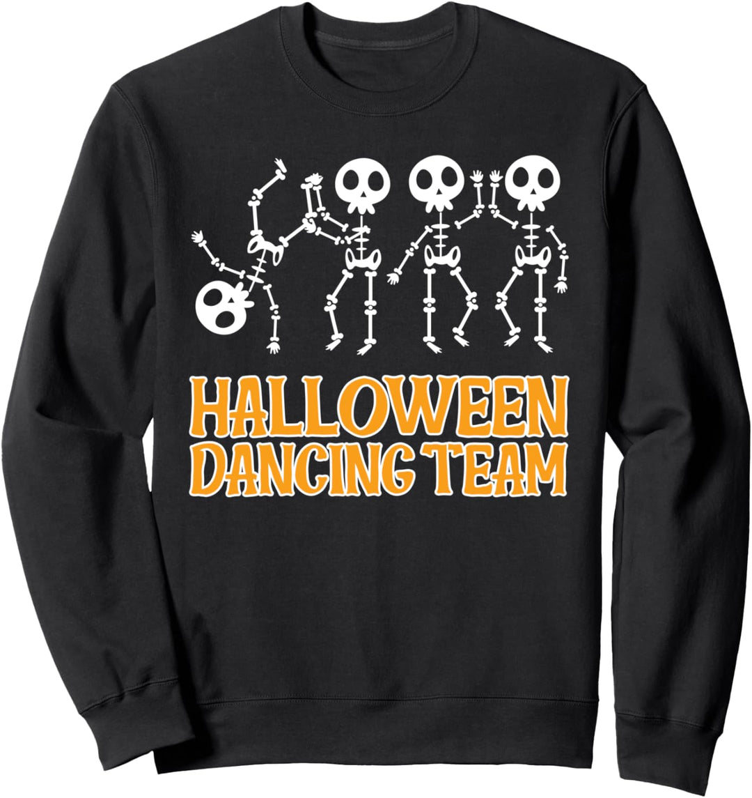 Tanzende Skelette Halloween Tanzteam Sweatshirt