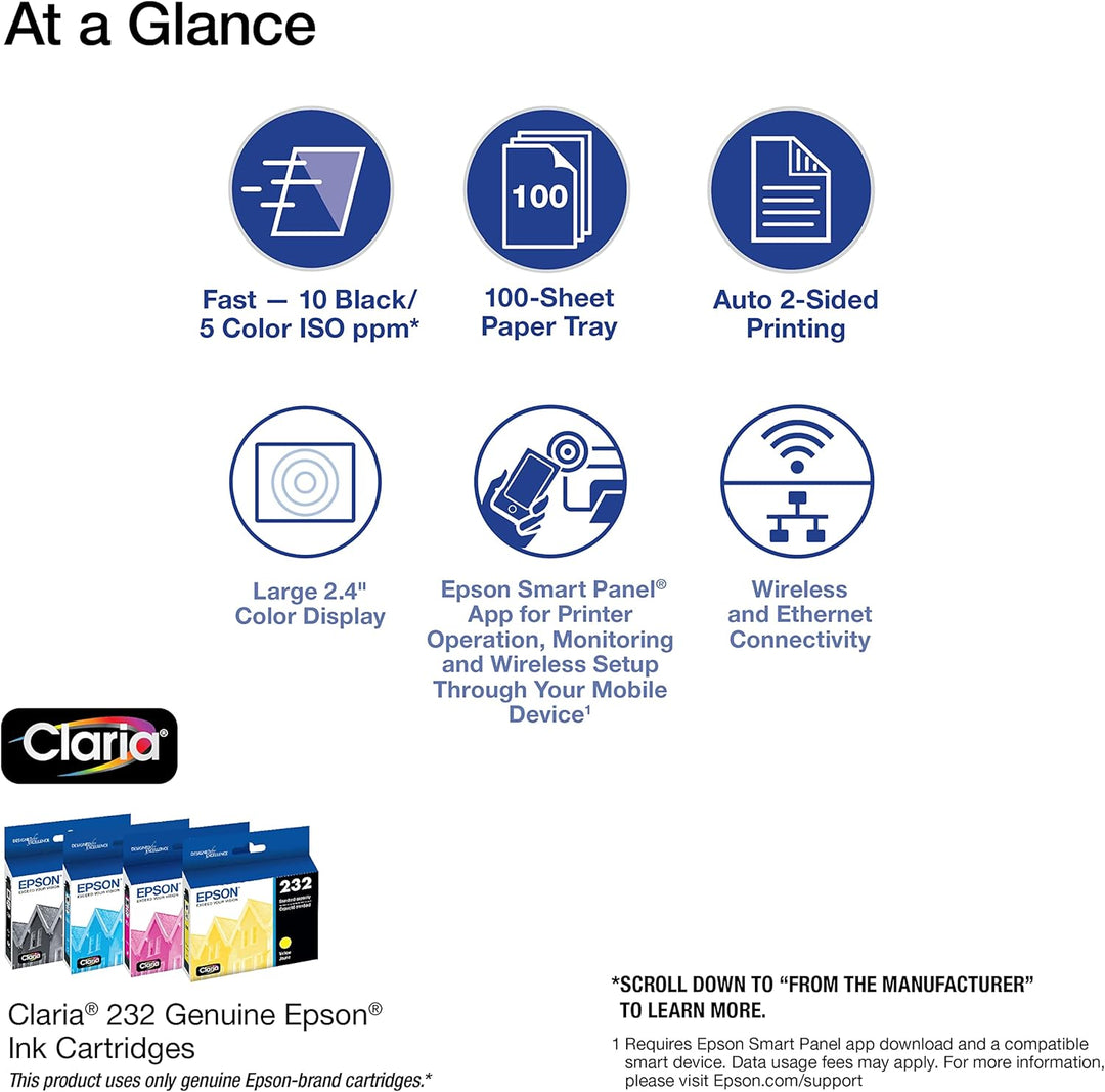Epson Expression Home XP-4200 Wireless-All-in-One-Farbdrucker mit Scannen, Kopieren, automatischem 2
