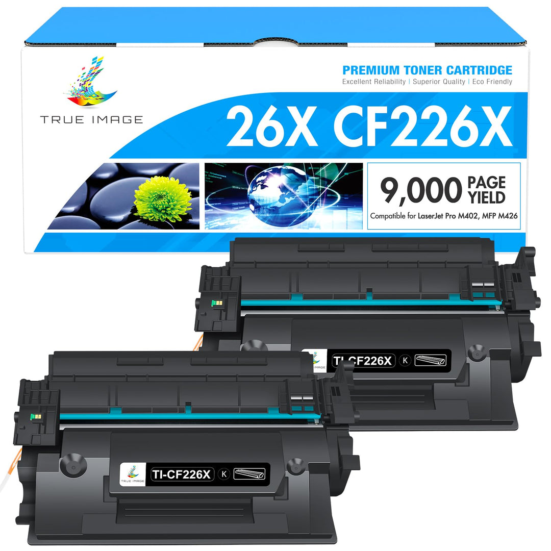 TRUE IMAGE Kompatibel Tonerkartusche als Ersatz für HP 26X 26A CF226X CF226A Laserjet Pro M402dne M4