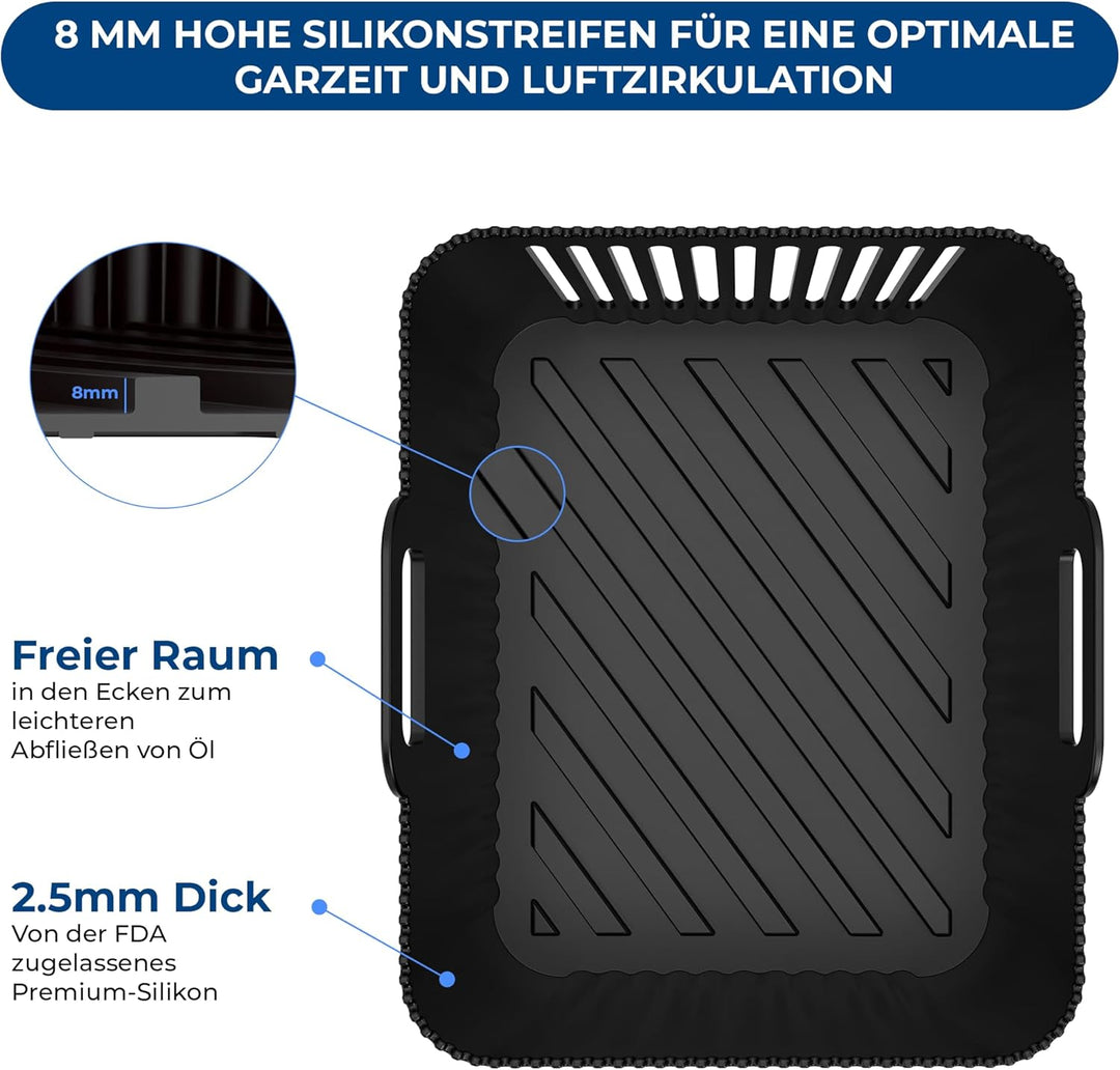 Ninja 9,5L SL400EU Silikonform | BPA-FREI | Hochwertige Materialien | 2,5mm dicke Silikon Backform |