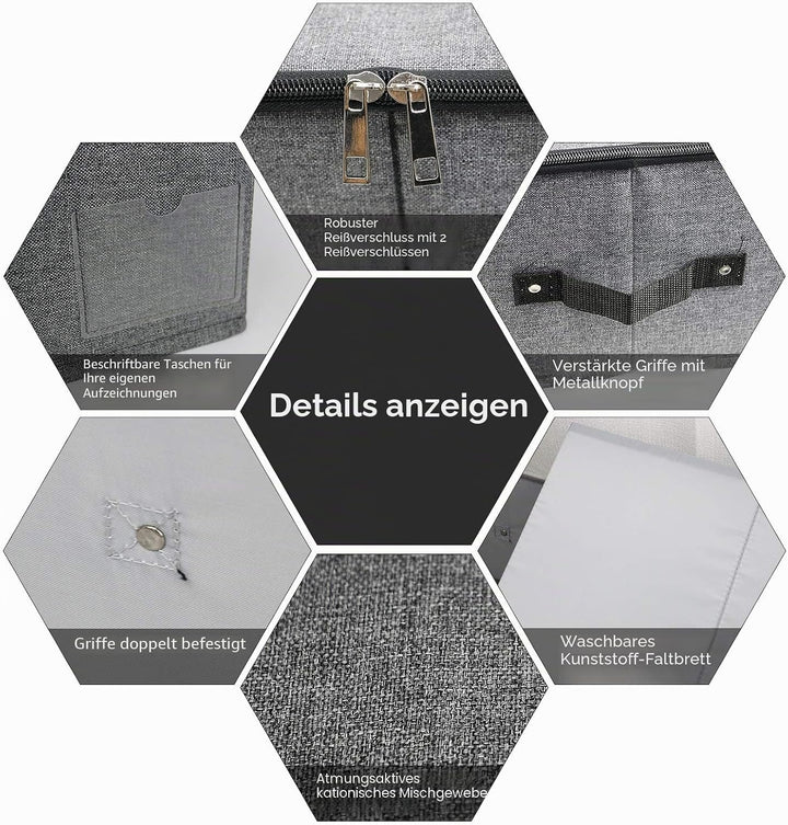 iwill CREATE PRO Extra Länge Unter Bett Aufbewahrung Organisation Behälter für Schuhe, Kleidung, Bet