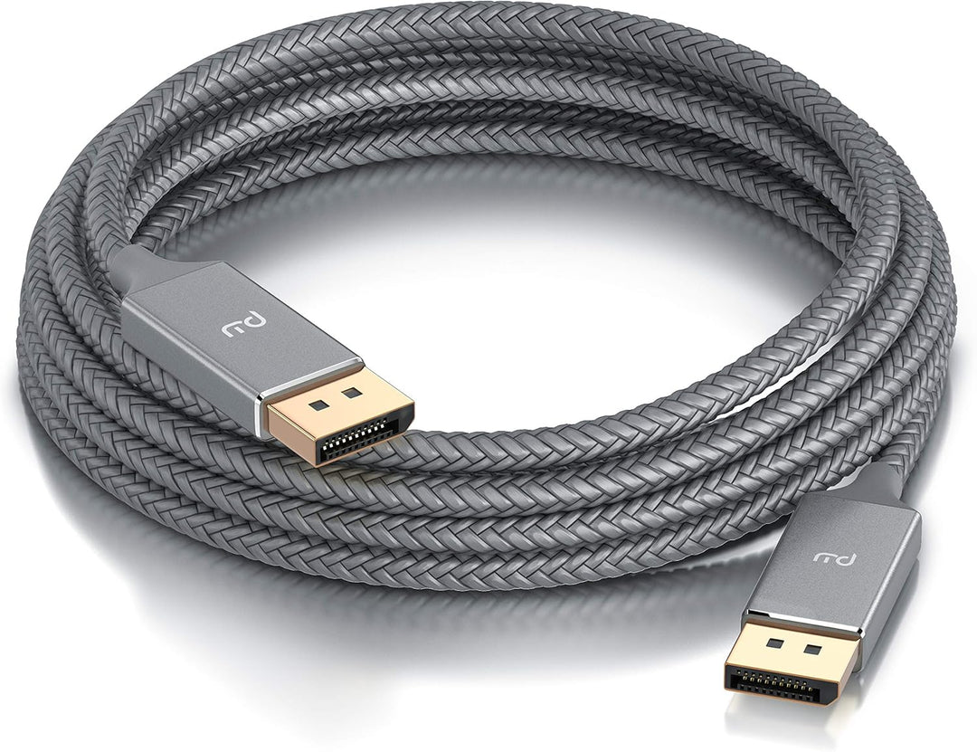 CSL - 4k DisplayPort Kabel 5m - Displayport auf Displayport - DP 1.2-4K 60Hz und 2K 144Hz - Bandbrei
