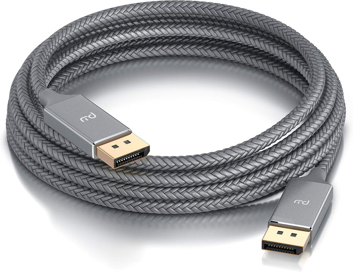 CSL - 4k DisplayPort Kabel 5m - Displayport auf Displayport - DP 1.2-4K 60Hz und 2K 144Hz - Bandbrei