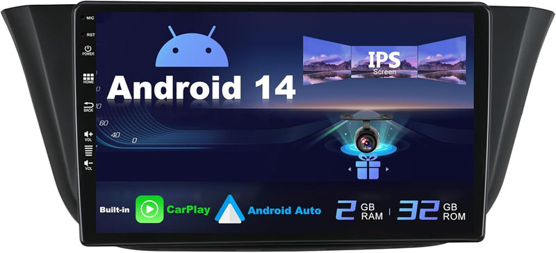 SXAUTO Android 12 IPS Autoradio Passt für Iveco Daily VI (2014-2021) - Eingebaut Carplay/Android Aut