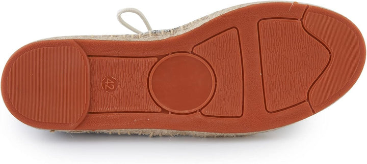 Alexis Leroy Lace Up Herren Espadrilles, 41 EU Grau 22ss