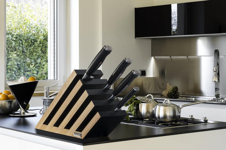 Arte Legno 42 Messerblock, Buchenholz, Natur 9 Knives Natur, 9 Knives Natur