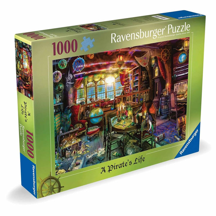 Ravensburger Aimee Stewart Puzzle, A Pirate's Life, 1000-tlg Puzzle für Erwachsene und Kinder ab 12