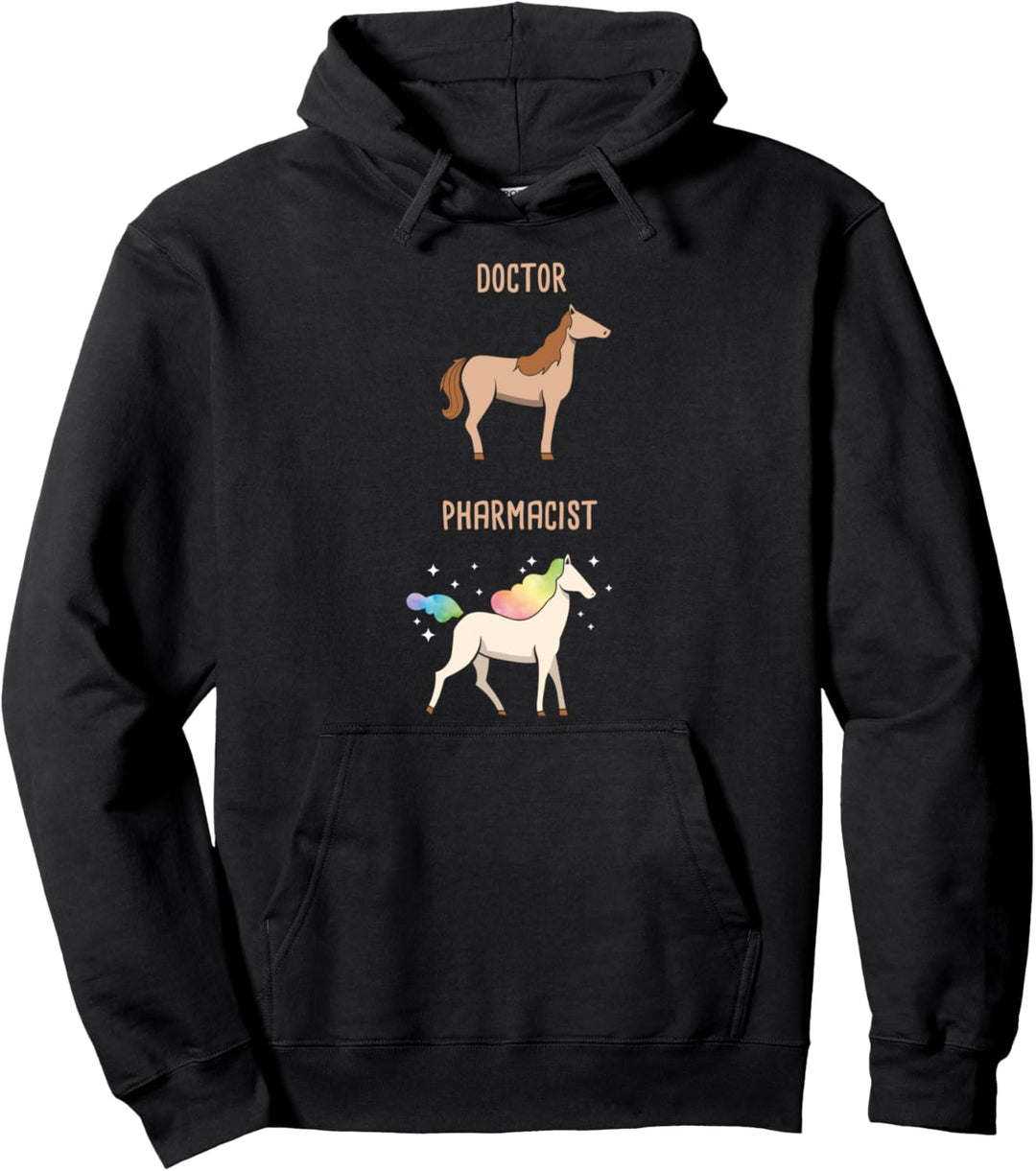 Arzt Vs Apotheker I Einhorn I Apothekerin Pullover Hoodie