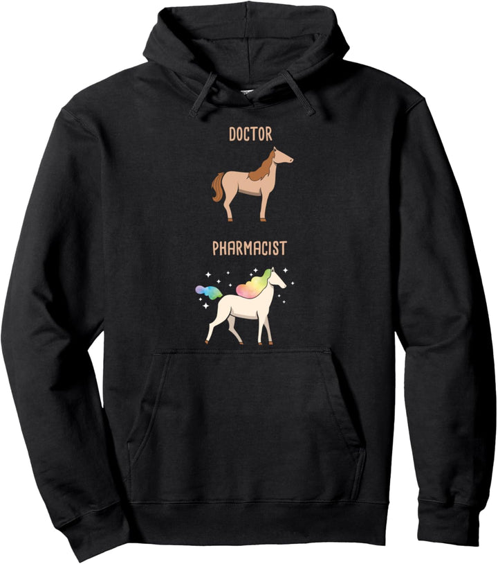 Arzt Vs Apotheker I Einhorn I Apothekerin Pullover Hoodie