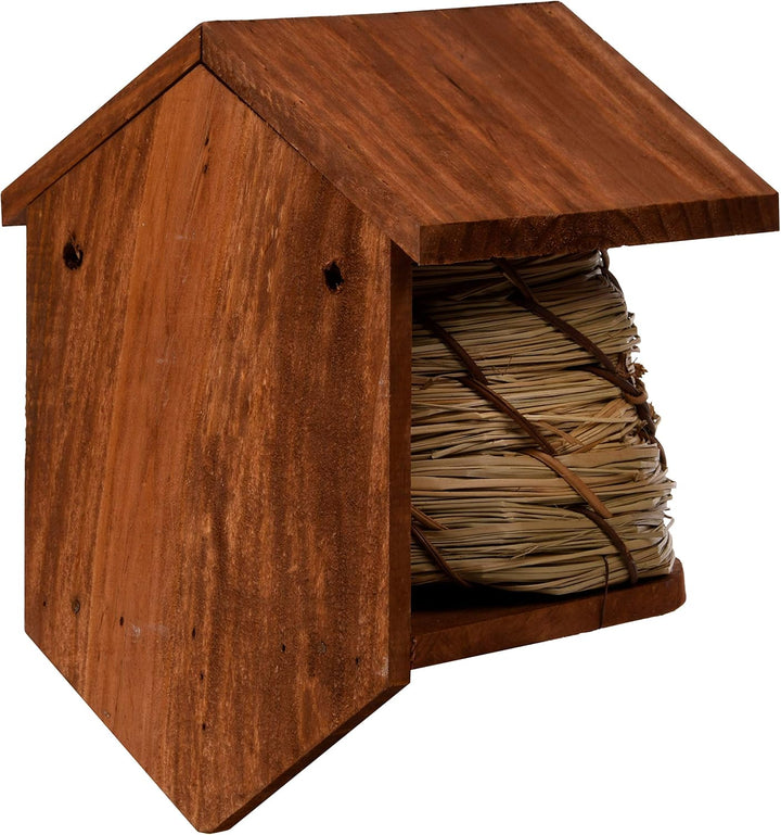 Esschert Design Nistkasten für Blaumeise Brutkasten Vogelhaus Bienenkorb 17,5x17x26cm