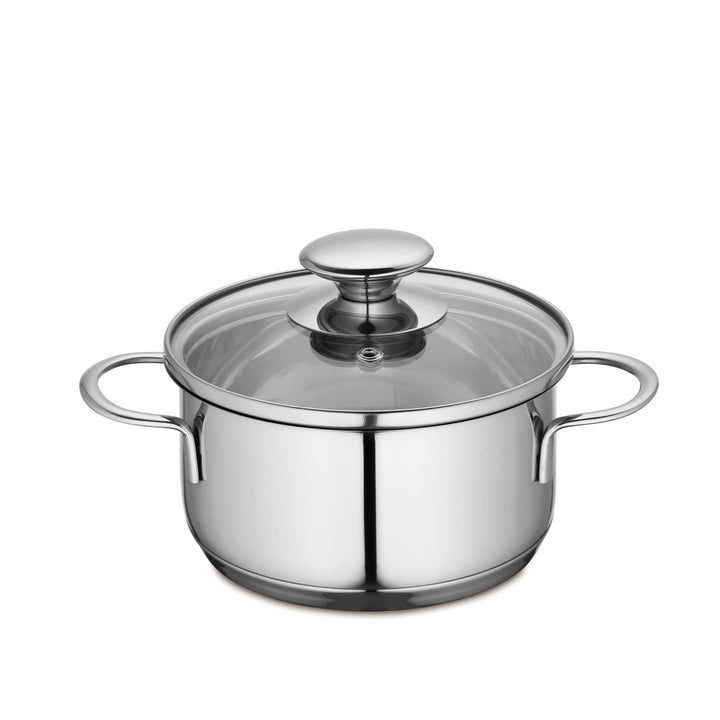 Küchenprofi 2370702814 Edelstahl-Topf mit Glasdeckel || Induktion