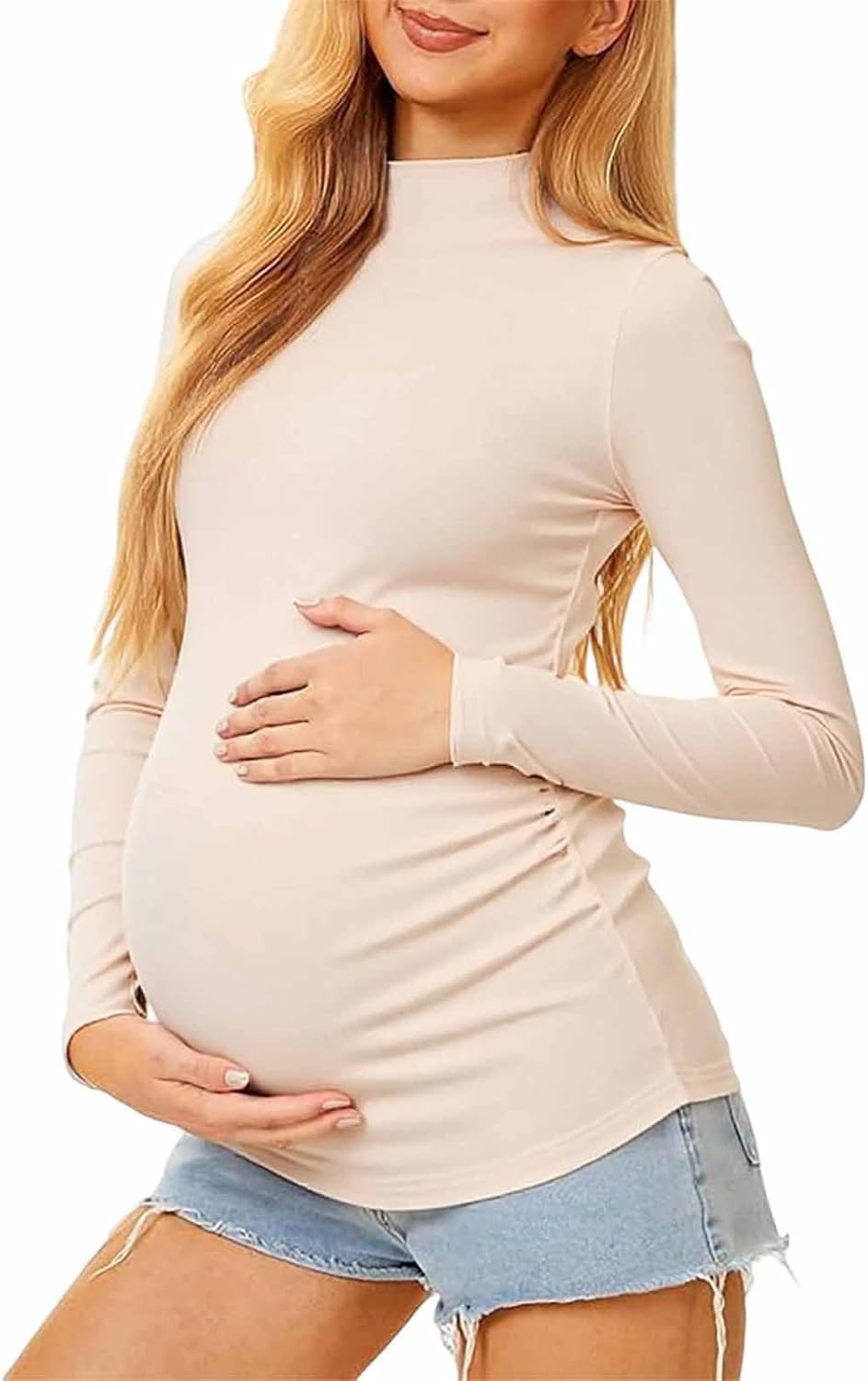 Hanraz Stillpullover Langarm Damen Bequemes Stillpullover Stillpyjama Schwanger Stilltops Warme Umst