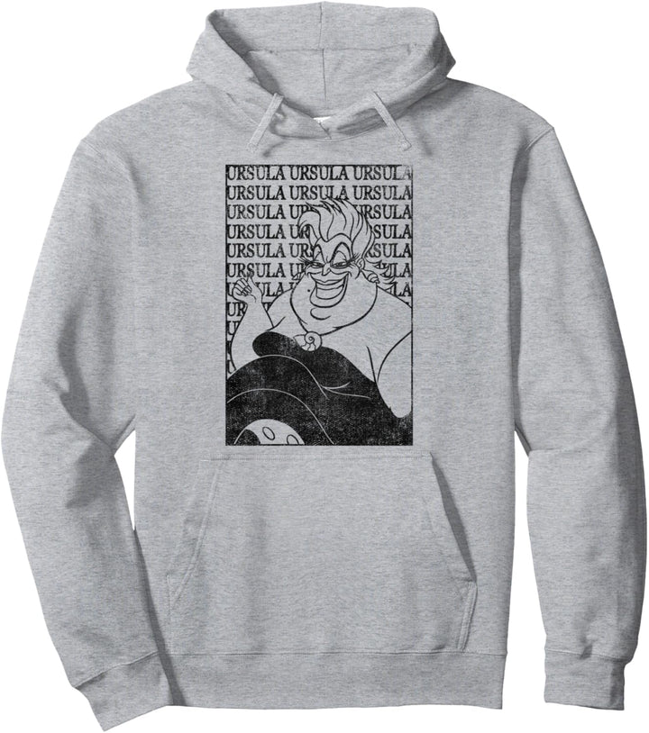 Disney Villains Ursula Word Wall Portrait Poster Pullover Hoodie