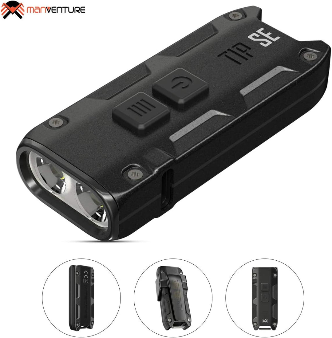 Nitecore Tip SE – Mini-Taschenlampe – 700 Lumen LED – wiederaufladbar USB C – Schlüsselanhänger – wa