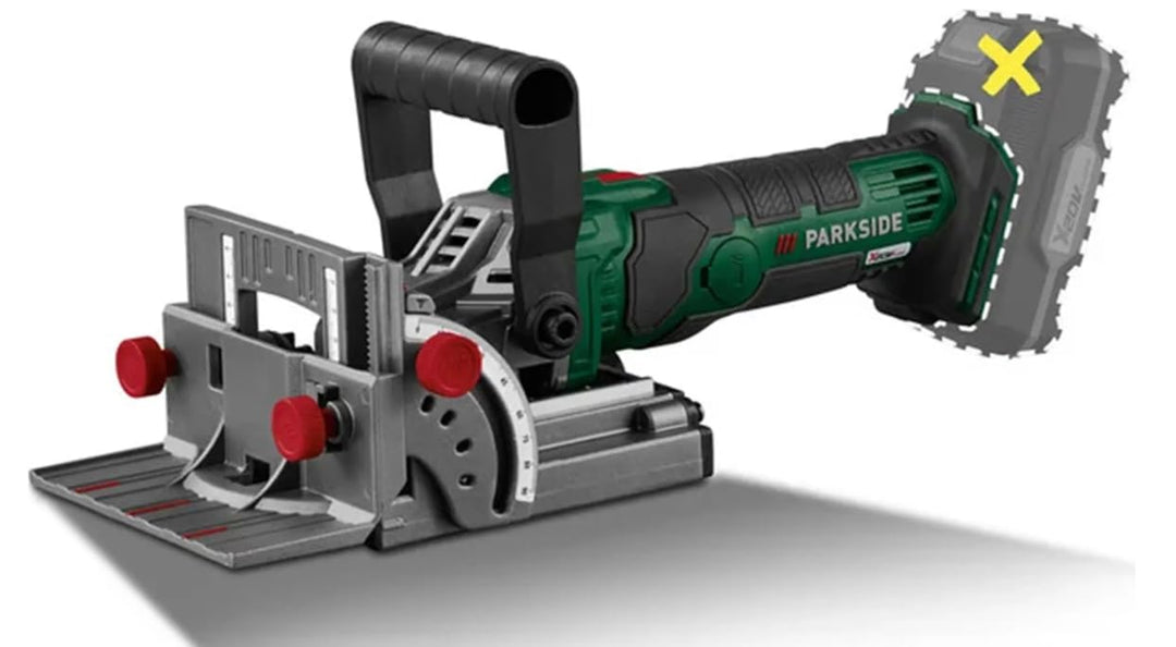 PARKSIDE® 20V Akku Flachdübelfräse PFDFA 20-Li A1, ohne Akku und Ladegerät, 6 einstellbare Frästiefe