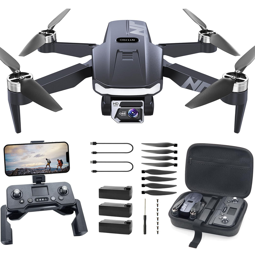 GPS Drohne mit Kamera 4K UHD für Erwachsene – 90 Min Flugzeit, lange Reichweite, Auto Return, automa