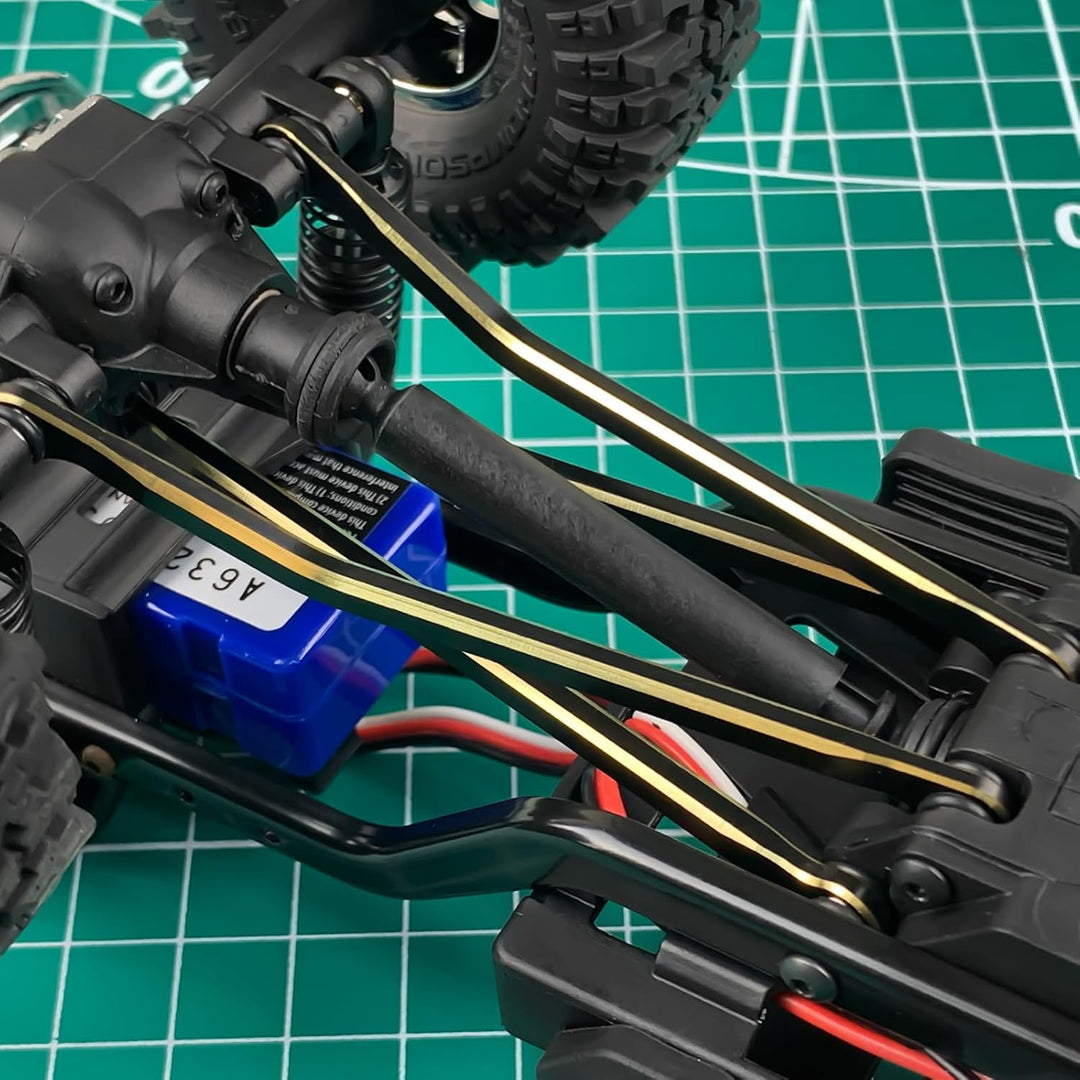 Runup High Clearance Chassis Link Rod Metal Connecting Rod Set for 1/18 RC Crawler Tra-xxas TRX4-M-K
