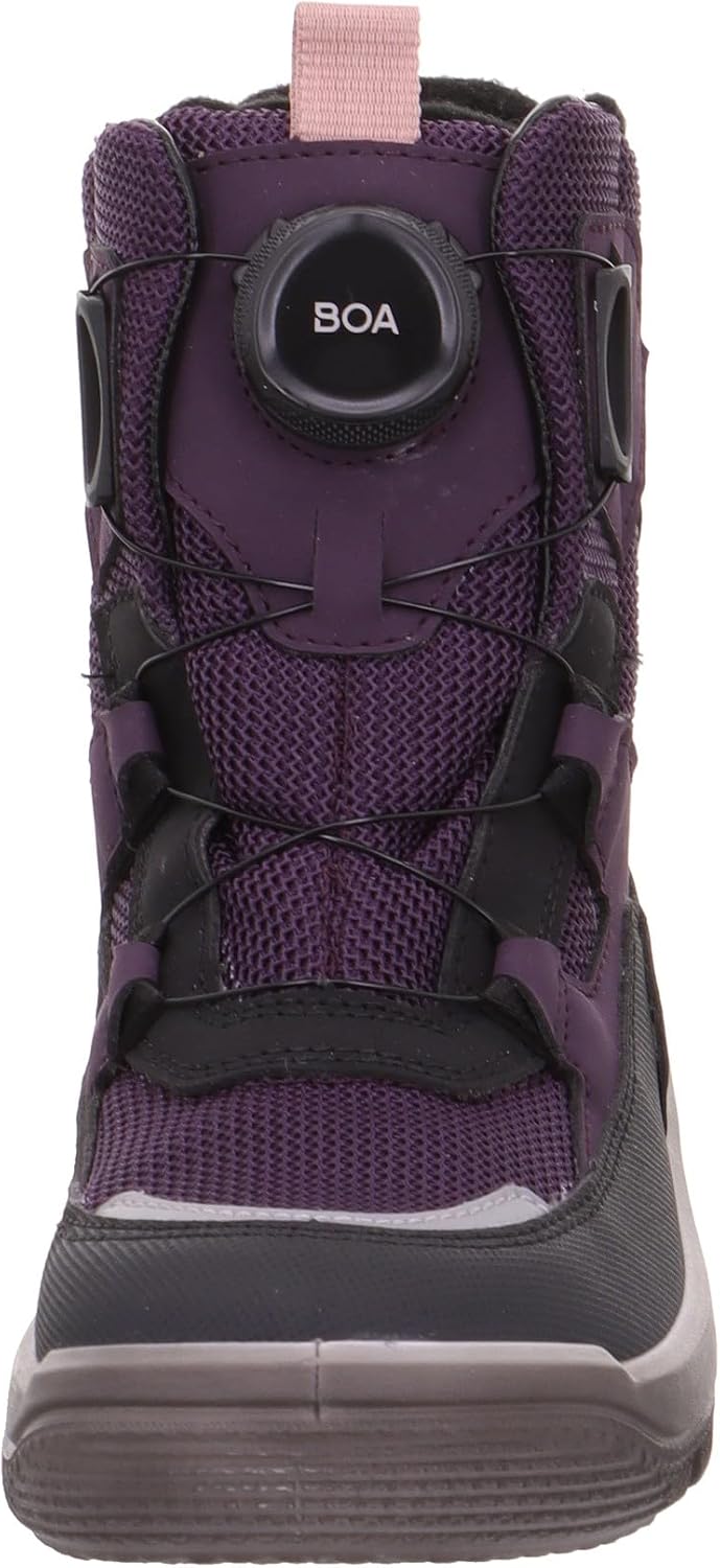 Superfit Mädchen Mars Warm Gefütterte Gore-tex Schneestiefel 28 EU Schwarz Lila 0060, 28 EU Schwarz