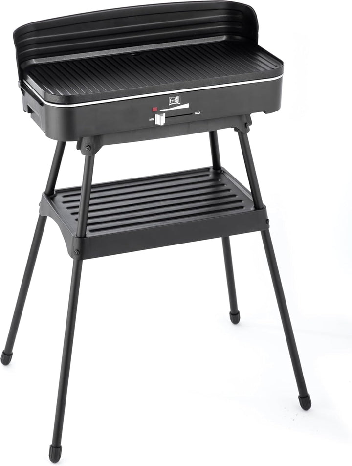 Fritel Barbecue BBQ 2246 – Elektrogrill/Tischgrill – Grosse Grillfläche 50 x 25 cm – 2200 W – Abnehm