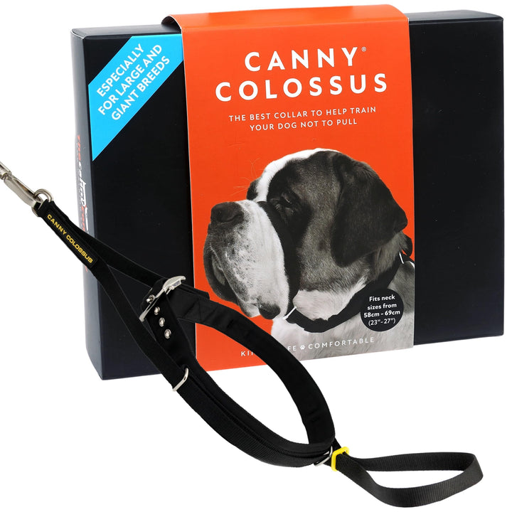 Canny Halsband – The Canny Colossus Hundehalsband für grosse Hunderassen, einfache und effektive Hil
