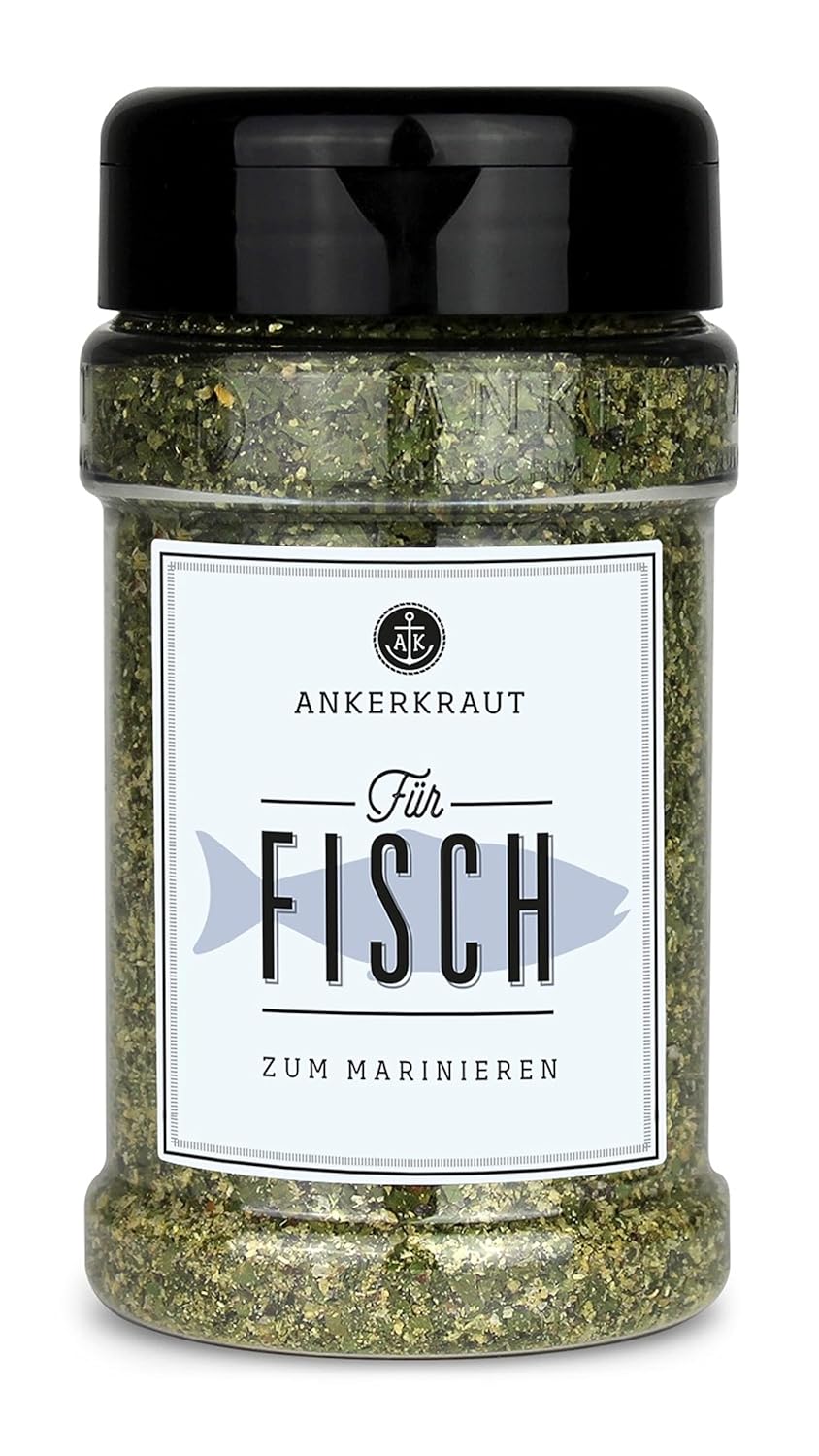 Ankerkraut 'Einfach kochen' Set, 6 Gewürz Streuer im Bundle, für Geflügel, Fisch, Hack, Gemüse, Scha