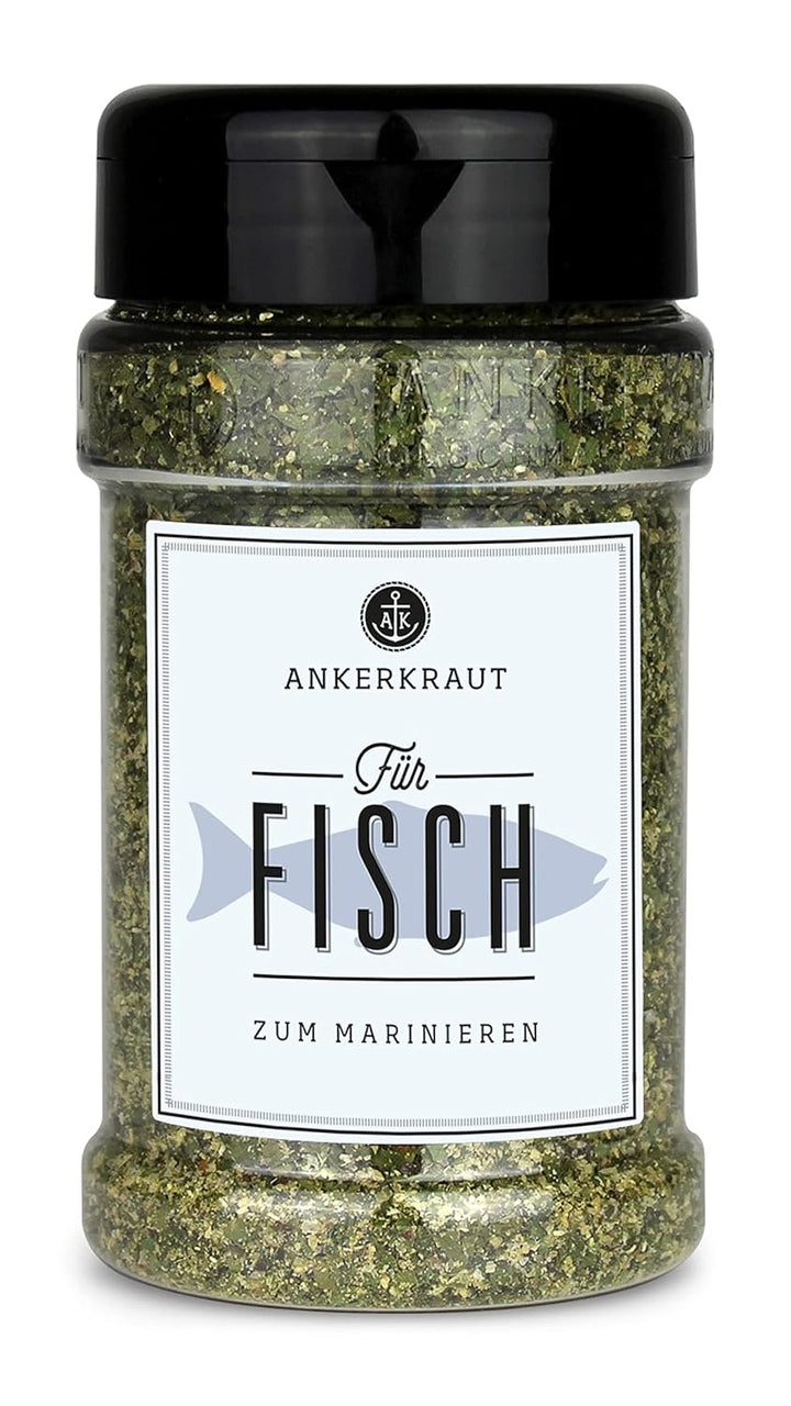 Ankerkraut 'Einfach kochen' Set, 6 Gewürz Streuer im Bundle, für Geflügel, Fisch, Hack, Gemüse, Scha