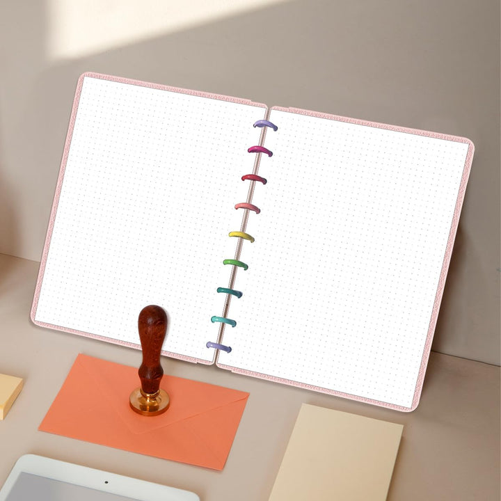 Nachfüllpapier in klassischer Grösse, mit 9 Disc-Disc, vorgestanzte Happy Planner Einlagen, 100 Blat