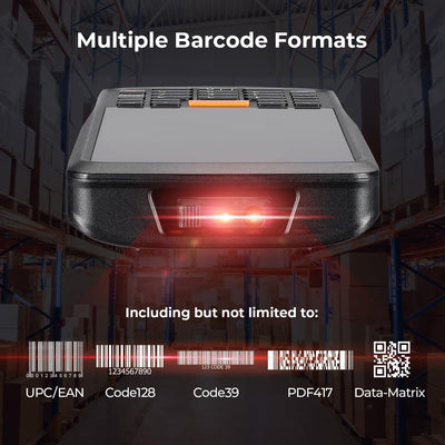 MUNBYN PDA Scanner Android 11, POS Terminal Handheld PDA, Zebra Barcode-Scanner SE4710, 1D 2D Barcod