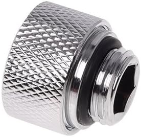 Alphacool HT 16mm HardTube Anschraubtülle G1/4 für Messingrohre - Gerändelt - Chrome 6er Pack