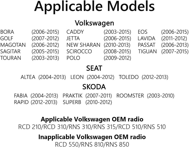 YUNTX Android 10.0 Autoradio Compatible Avec VW Passat/Golf/Skoda/Seat - GPS 2 Din - Caméra arrière