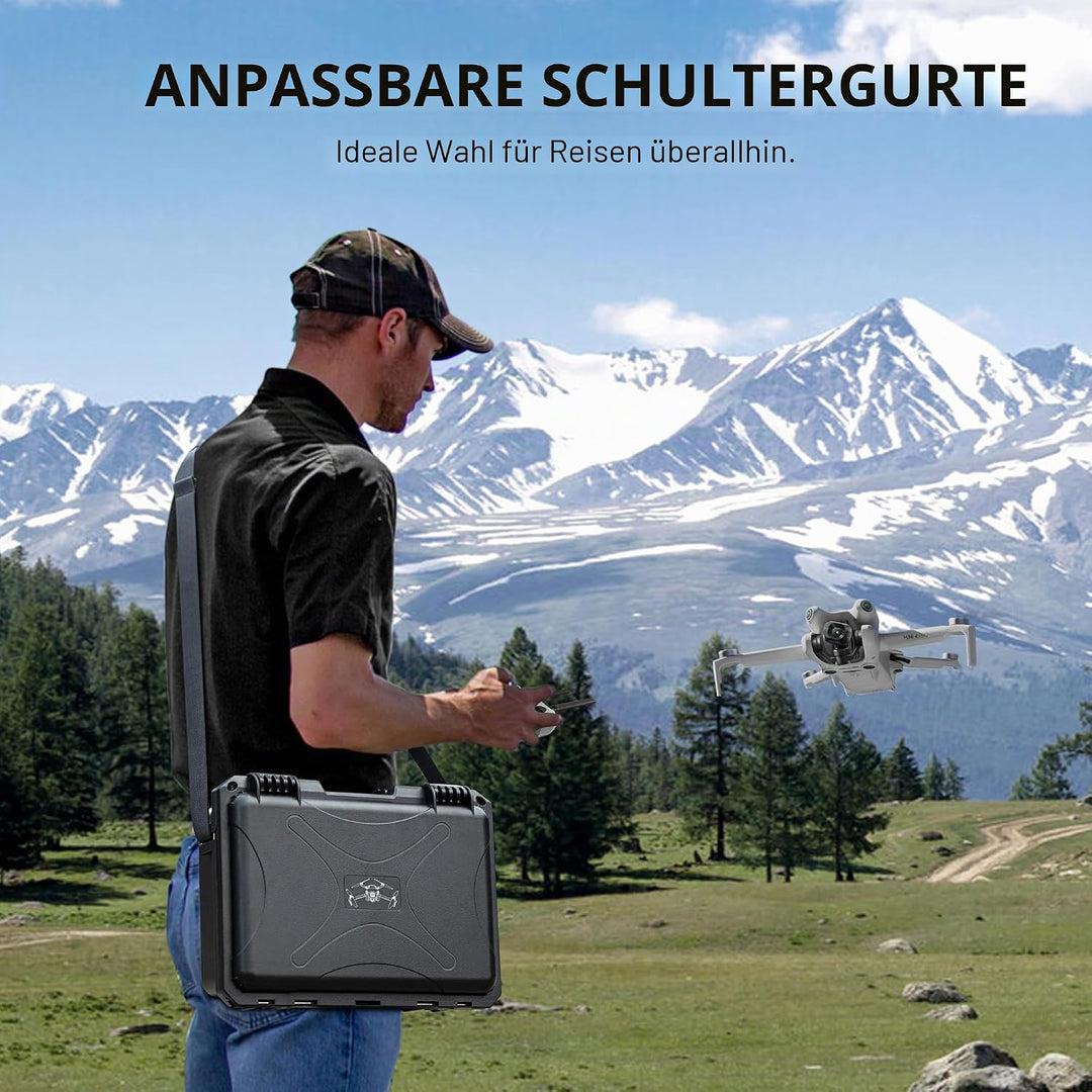STARTRC Mini 4 Pro Waterproof Hard Case - Sichere Tragetasche für DJI Mini 4 Pro Fly More Combo Droh