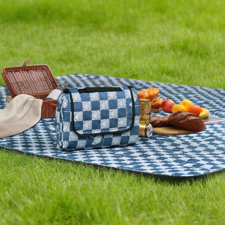 Oak & Tea Picknickdecke 200 x 200 cm, wasserdicht & isolierend, XXL Faltbare Strandmatte, Campingdec