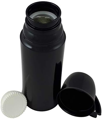 Helios Elegance Isolierflasche, Kunststoff, schwarz, 0,5 Liter 500 ml Schwarz, 500 ml Schwarz