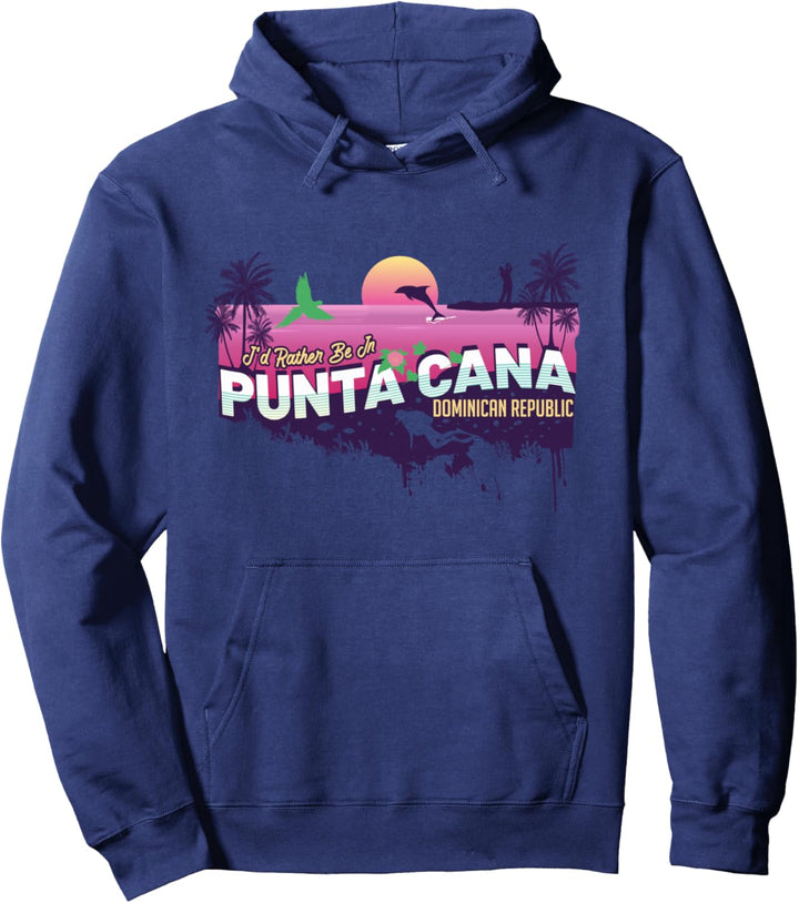 Ich wäre lieber in Punta Cana Dominikanische Republik Pullover Hoodie