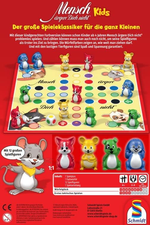 Schmidt Spiele 40534 - Mensch ärgere Dich nicht Kids