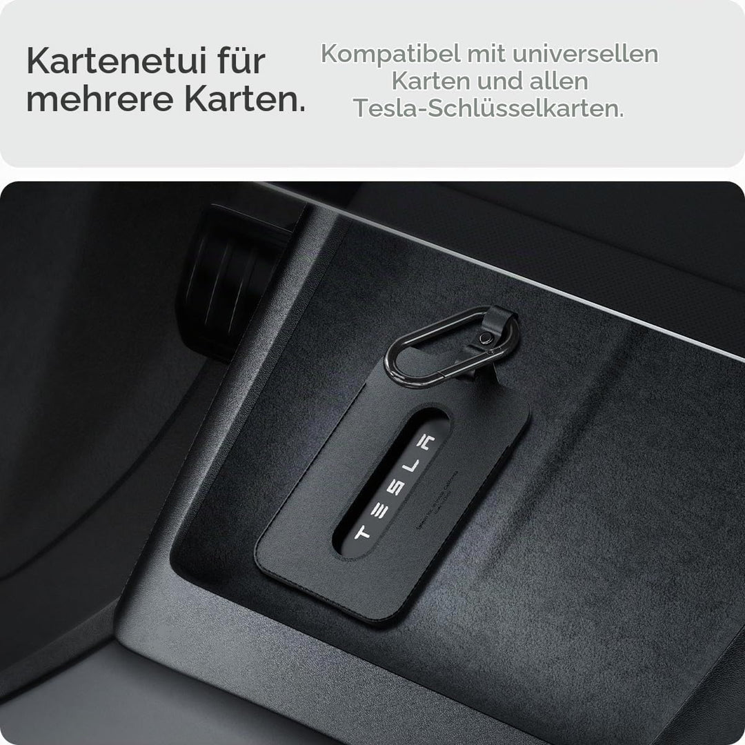 Spigen Air Fit Schlüssel Karten Halter für Tesla Model Y (~2026 Juniper) Model 3 (~Highland 2026) Mo