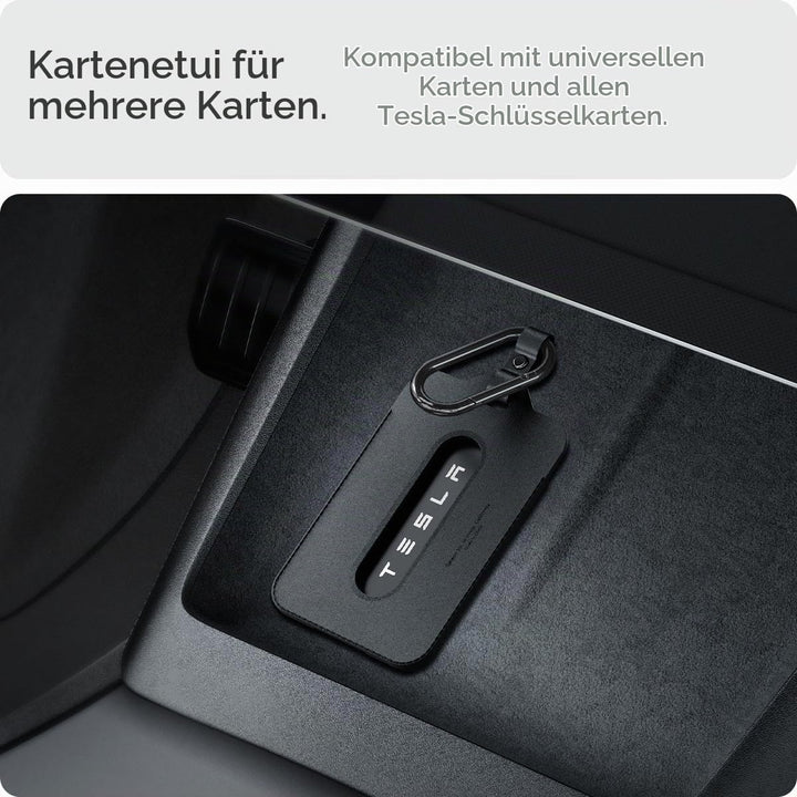 Spigen Air Fit Schlüssel Karten Halter für Tesla Model Y (~2026 Juniper) Model 3 (~Highland 2026) Mo