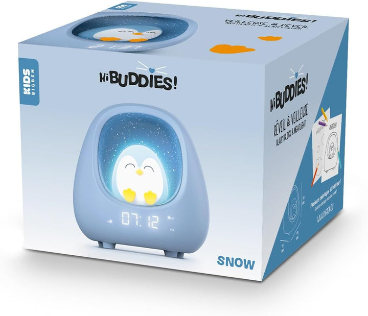 Bigben Kinderwecker mit Nachtlicht (Pinguin), Pinguin