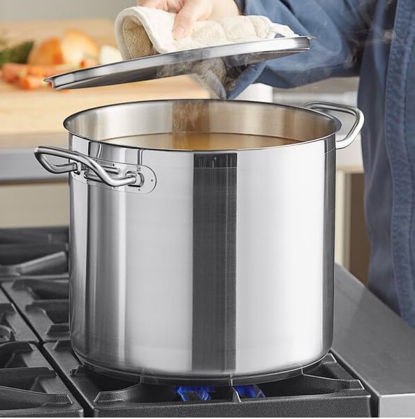 METRO Professional Gemüsetopf, Edelstahl, Ø 40 cm, 50 L, Höhe: 40.8 cm Induktion, Ofenfest, Topf für