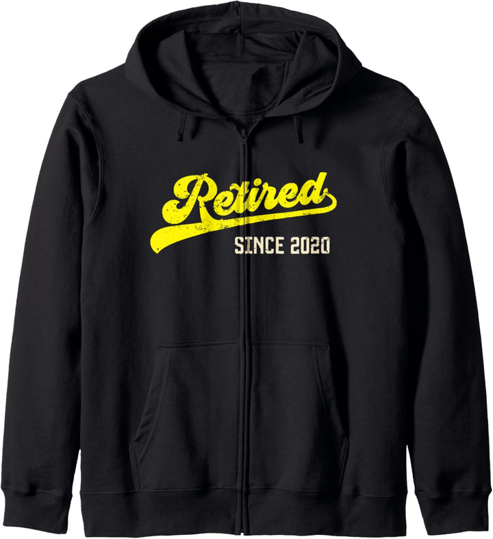 Retired Since 2020 - Cool Retirement Gift Idea Retro Kapuzenjacke