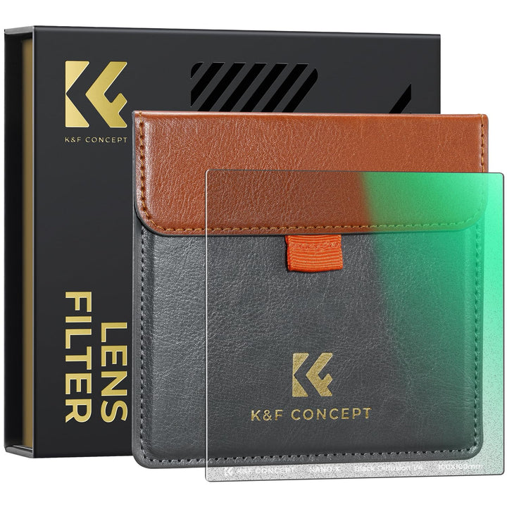 K&F Concept Nano-X Square Black-Mist 1/4 Black Promist 1/4 Filter Effektfilter aus Optisches Glas mi