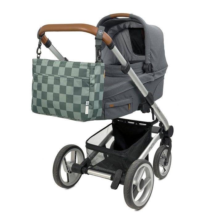 LÄSSIG Baby Kinderwagenorganizer Taschenorganizer inkl. Kinderwagenbefestigung und Schultergurt/Casu