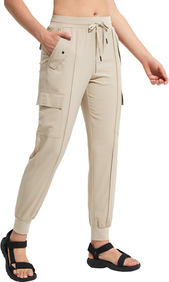 MOCOLY Damen Leichte Wanderhose Outdoor Trekkinghose Atmungsaktive Cargo Hose Kletterhose Outdoorhos