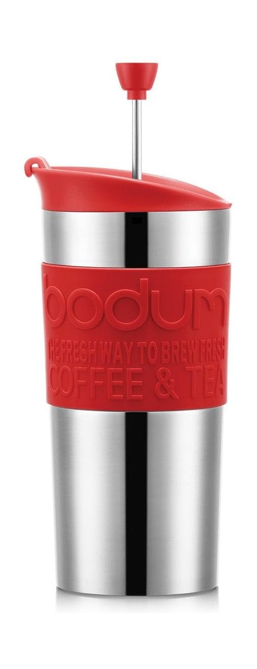 Bodum 11067-04 Kaffeebereiter 0.35 Liter Travel Press, Ed.-rot