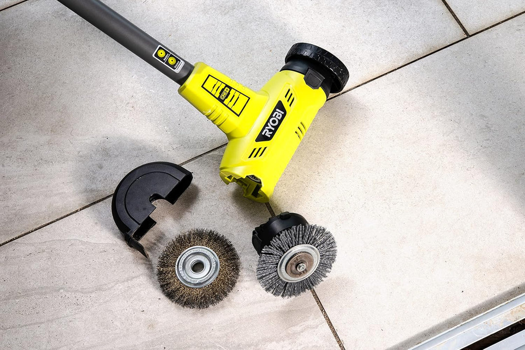 RYOBI Nylonbürste RAC818 (115 mm, schonende Borsten, kompatibel mit RY18PCA-0, einzeln)