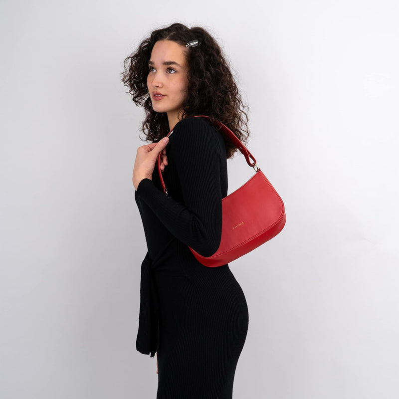 Expatrié Umhängetasche Damen Klein - Féline - Kleine Tasche - Elegante Schultertasche aus veganem Ku