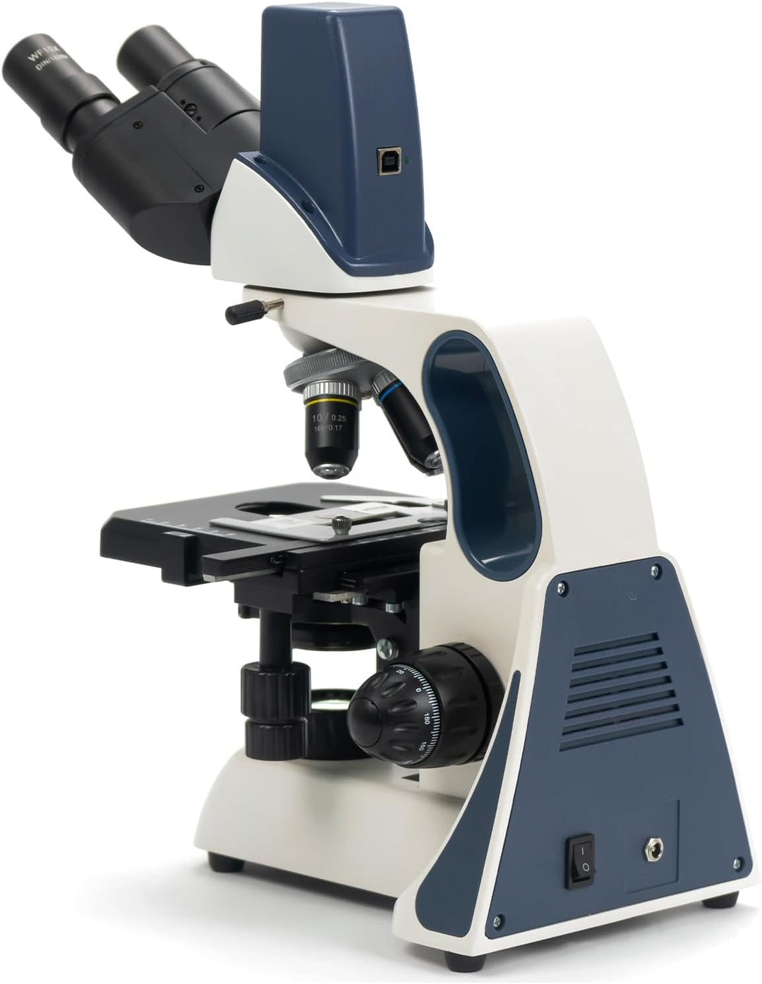 Swift DMSW-300 Compound-Binokularmikroskop, 40X-1600X Vergrösserung, wiederaufladbares digitales Lab