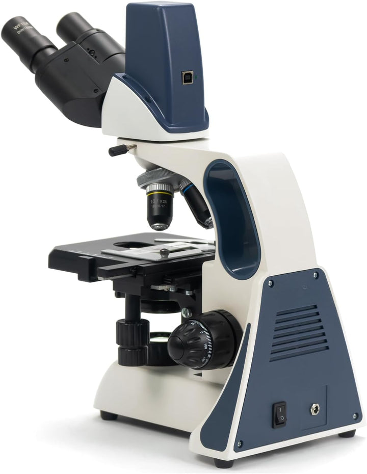 Swift DMSW-300 Compound-Binokularmikroskop, 40X-1600X Vergrösserung, wiederaufladbares digitales Lab