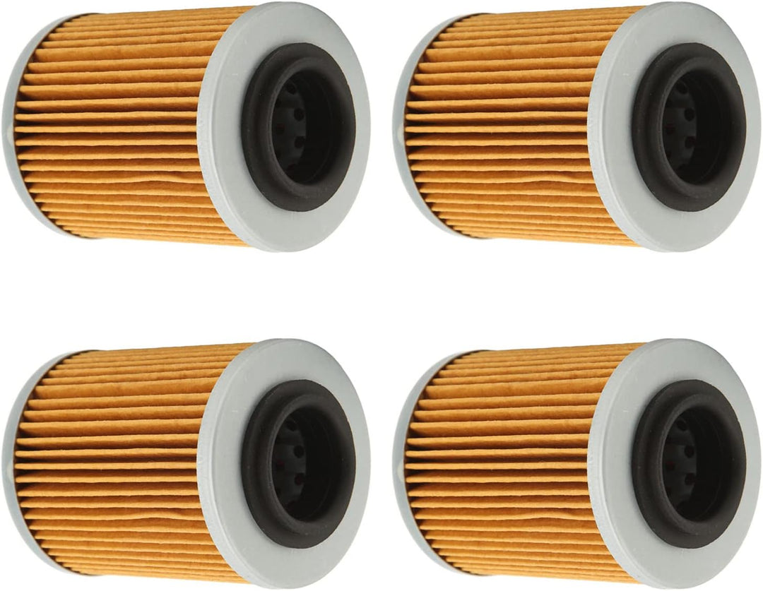 4 Stück Ölfilter, 420256188 KN152 HF152 Motorölfilter Ersatz High Performance für CAN AM 330 400 450